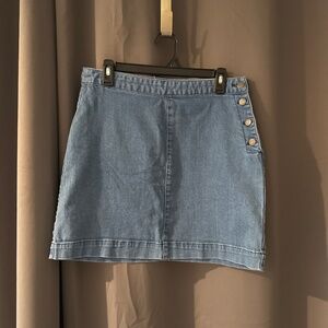 Harper Heritage denim miniskirt